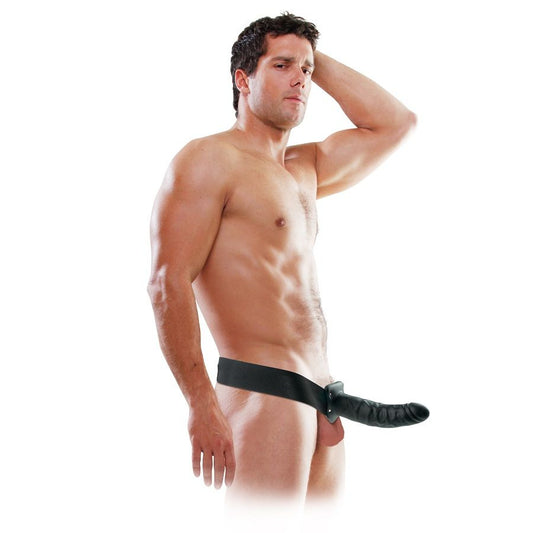 Fetish Fantasy Series - Sangle Creuse Fetish Fantasy 19 Cm Noir - FETISH FANTASY SERIES | sextoys, jouets sexuels pour hommes, accessoires de pénis, extenseur de pénis avec harnais | Dimensions : 357