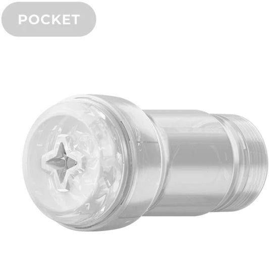 Kiiroo - Feel Pocket Stroker Cristal Par Kiiroo Transparent - KIIROO | sextoys, jouets sexuels pour hommes, divers masturbateurs | Dimensions : 458