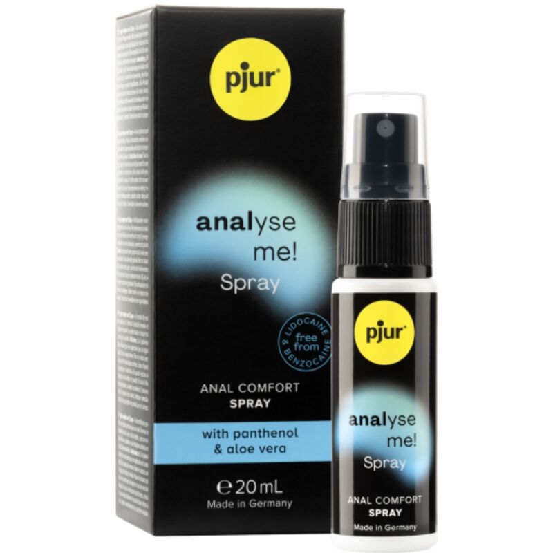 Pjur - Analyse Moi ! Spray Confort Anal - PJUR | pharmacie, lubrifiants, anal - sprays ou crèmes relaxants | Dimensions : 30
