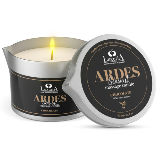 Intimateline Luxuria - Bougie De Massage Au Chocolat - INTIMATELINE | pharmacie, pour les massages, bougies de massage | Dimensions : 116