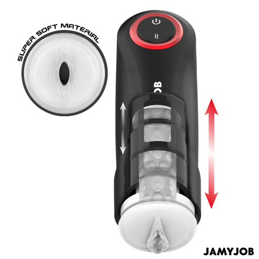 Jamyjob - Masturbateur Vagin Automatique Par Gravité 5 Modes D'Aspiration