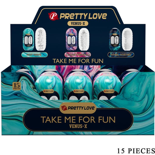 Pretty Love - Venus X 15 Masturbateurs Hommes En Silicone Blanc - PRETTY LOVE | sextoys, jouets sexuels pour hommes, divers masturbateurs | Dimensions : 2970