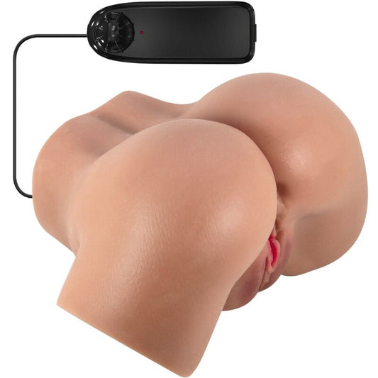 Crazy Bull - Hailey Vibrateur Fesses Avec Vagin Et Anus Réalistes Mulatto Contrôle À Distance - CRAZY BULL | sextoys, jouets sexuels pour hommes, vagins avec vibration | Dimensions : 1506