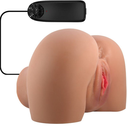 Crazy Bull - Mila Vibrateur Fesse Avec Vagin Et Anus Réalistes Contrôle De La Chair À Distance