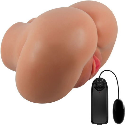 Crazy Bull - Luna Vibrateur Fessier Avec Vagin Et Anus Réalistes Contrôle De La Chair À Distance - CRAZY BULL | sextoys, jouets sexuels pour hommes, vagins avec vibration | Dimensions : 1550