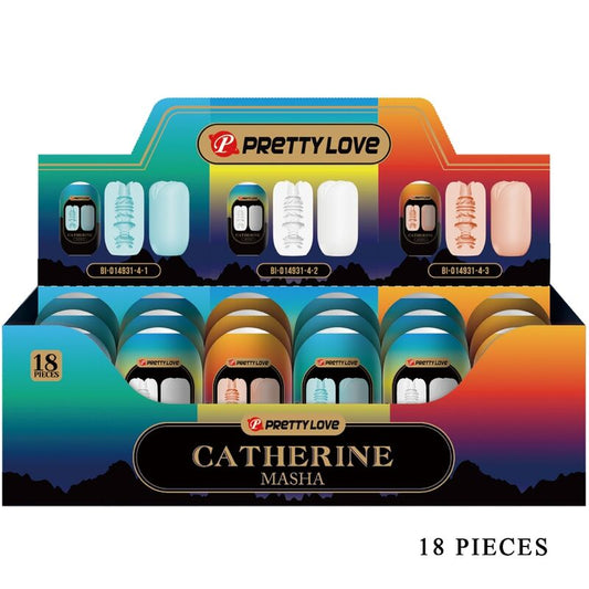Pretty Love - Masha Pack 18 Différents Mascrubateurs Hommes - PRETTY LOVE | sextoys, jouets sexuels pour hommes, divers masturbateurs | Dimensions : 2520