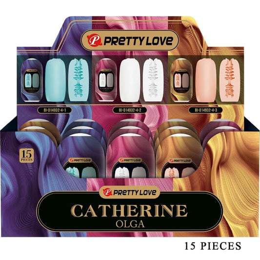 Pretty Love - Olga Pack 15 Différents Mascrubateurs Hommes - PRETTY LOVE | sextoys, jouets sexuels pour hommes, divers masturbateurs | Dimensions : 3585