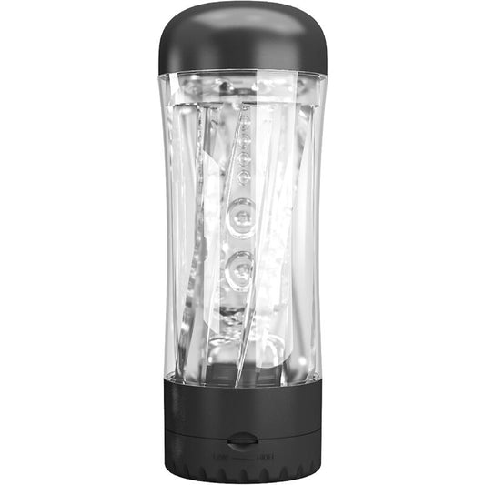Pretty Love - Masturbateur Homme Tamara Vibrateur Multi-Vitesses Noir - PRETTY LOVE | sextoys, jouets sexuels pour hommes, divers masturbateurs | Dimensions : 302