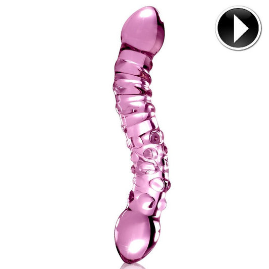 Icicles - N. 55 Masseur En Verre - ICICLES | sextoys, godes sans vibration | Dimensions : 377