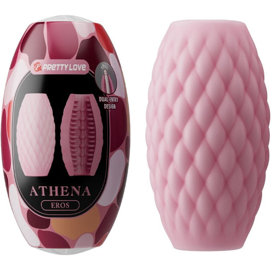 Pretty Love - Masturbateur Pour Homme En Silicone Athena Eros Rose - PRETTY LOVE | sextoys, jouets sexuels pour hommes, divers masturbateurs | Dimensions : 0