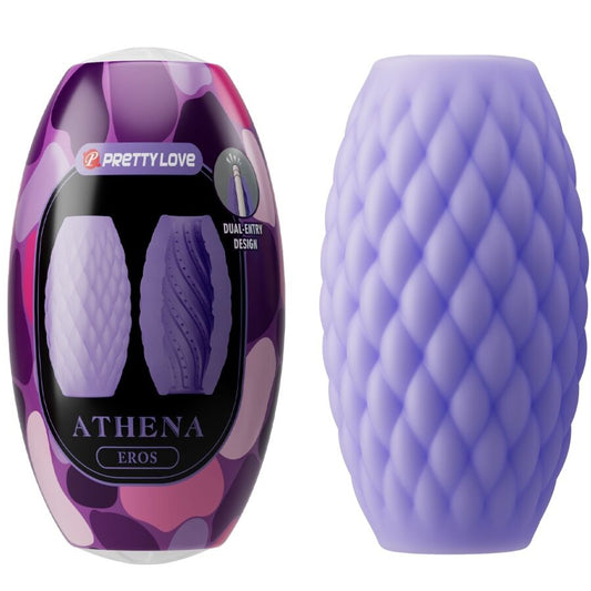 Pretty Love - Masturbateur Pour Homme En Silicone Athena Eros Violet - PRETTY LOVE | sextoys, jouets sexuels pour hommes, divers masturbateurs | Dimensions : 0