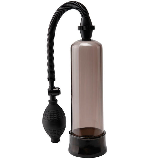 Pump Worx - Beginners Power Pump Noir - PUMP WORX | sextoys, jouets sexuels pour hommes, accessoires de pénis, pénis agrandisseur pompe | Dimensions : 337