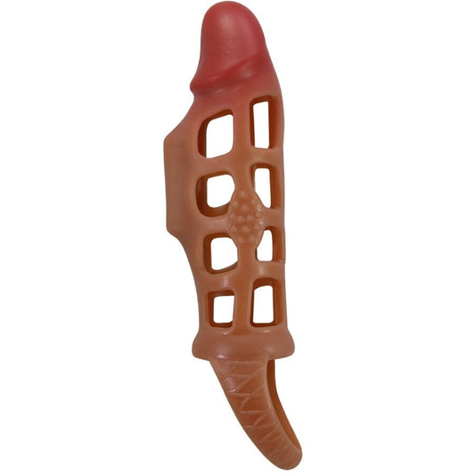 Pretty Love - Manchon Pénis Vibrant Preston 18 Cm - PRETTY LOVE | sextoys, jouets sexuels pour hommes, accessoires de pénis, manchons péniens sans extension | Dimensions : 84
