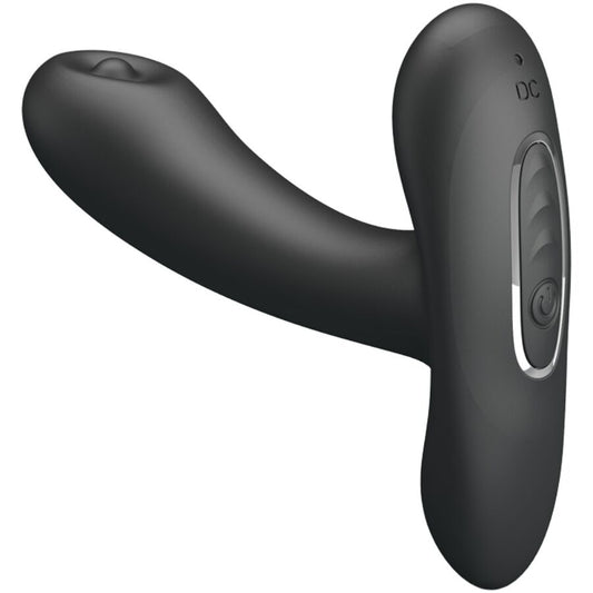 Pretty Love - Masseur Vibrant Anal Et Vaginal Remington Noir - PRETTY LOVE | sextoys, vibrateurs, vibromasseurs anaux ou vaginaux classiques | Dimensions : 206