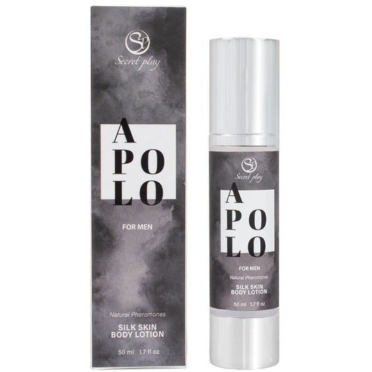 Secretplay - Apolo Silk Lotion Pour Homme 50 Ml - SECRETPLAY COSMETIC | pharmacie, pour les massages, huiles de massage sans saveur | Dimensions : 105