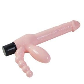 Baile - Harnais Sans Corde Tpr Avec Vibration Et Stimulation Anal 25.4 Cm - BAILE | sextoys, harnais, harnais sans vibrations | Dimensions : 334