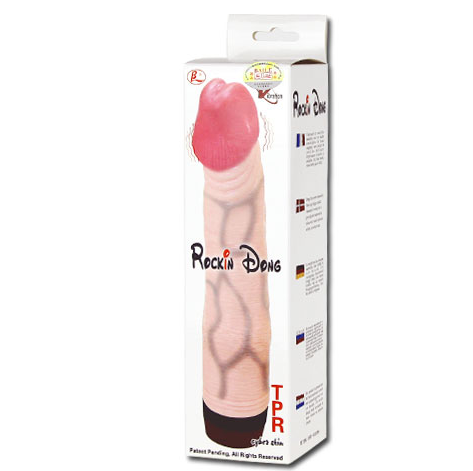 Baile - Rockin Dong Pénis Cyber Peau I - BAILE VIBRATORS | sextoys, godes sans vibration, pénis réalistes | Dimensions : 183