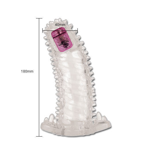 Baile - Extension De Capteurbrave Ii Man - BAILE FOR HIM | sextoys, jouets sexuels pour hommes, accessoires de pénis, couvre-pénis avec extension | Dimensions : 117