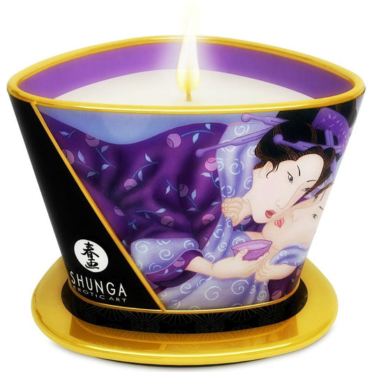 Shunga - Mini Caresse Aux Chandelles Bougie De Massage Fruits Exotiques 170 Ml - SHUNGA CANDLES | pharmacie, pour les massages, bougies de massage | Dimensions : 225