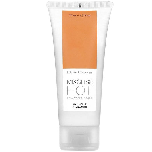 Mixgliss - Lubrifiant Effet Chaleur Saveur Cannelle 70Ml - MIXGLISS | pharmacie, lubrifiants, effet thermique | Dimensions : 100