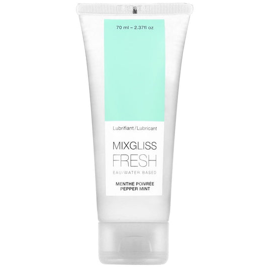 Mixgliss - Lubrifiant Base D'Eau Effet Froid Saveur Menthe 70 Ml - MIXGLISS | pharmacie, lubrifiants, effet froid | Dimensions : 83