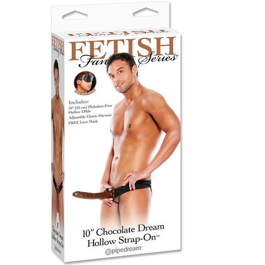 Fetish Fantasy Series - Sangle Creuse Chocolat Dream - FETISH FANTASY SERIES | sextoys, jouets sexuels pour hommes, accessoires de pénis, extenseur de pénis avec harnais | Dimensions : 289