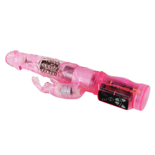 Baile - Mini Rotateur Lapin Rose Avec Superstimulateur