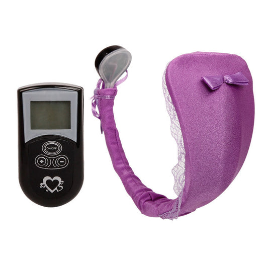 Baile - String Avec Vibrateur Avec Télécommande Lilas - BAILE STIMULATING | sextoys, vibrateurs, télécommande | Dimensions : 248