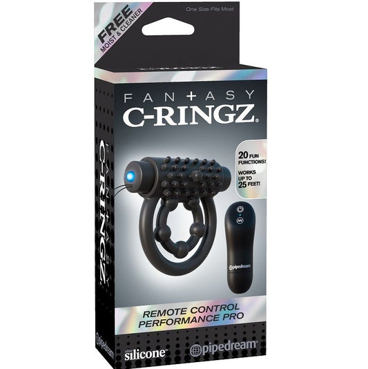 Fantasy C-Ringz - Performances De La Télécommande - FANTASY C-RINGZ | sextoys, jouets sexuels pour hommes, accessoires de pénis, anneaux de pénis, cockring avec vibration | Dimensions : 91