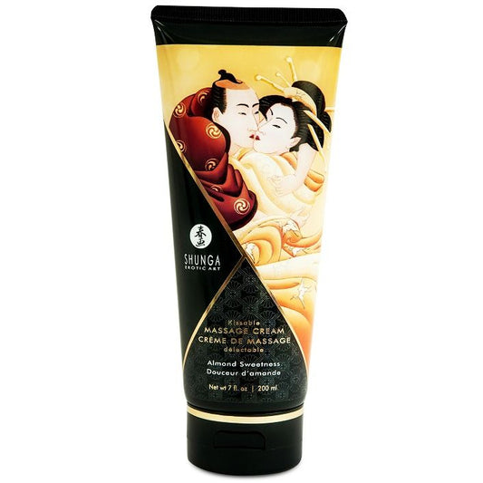 Shunga - Crème De Massage Aux Amandes Douces 200 Ml - SHUNGA MASSAGE CREAM | pharmacie, pour les massages, crèmes de massage | Dimensions : 313
