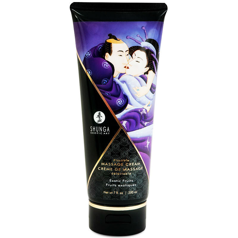 Shunga - Crème De Massage Aux Fruits Exotiques 200 Ml - SHUNGA MASSAGE CREAM | pharmacie, pour les massages, crèmes de massage | Dimensions : 240