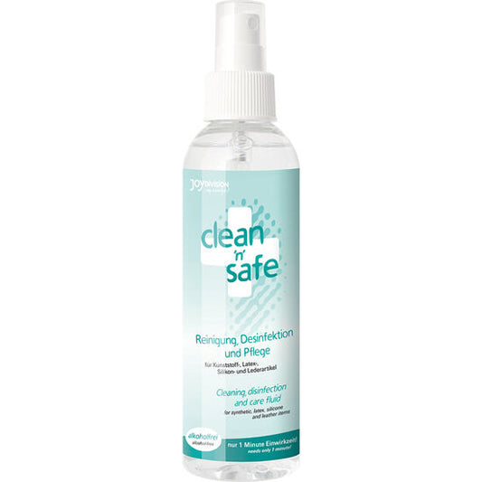 Joydivision Clean Safe - Clean N Safe 200 Ml - JOYDIVISION CLEAN SAFE | pharmacie, désinfection et entretien, jouets désinfectants | Dimensions : 250