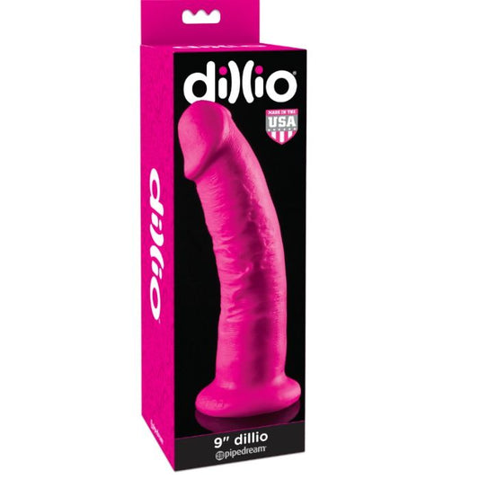 Dillio - 22,9 Cm Dillio Rose - DILLIO | sextoys, godes sans vibration | Dimensions : 598