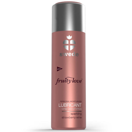 Swede - Fruity Love Lubrifiant Vin Mousseux Fraise 100 Ml