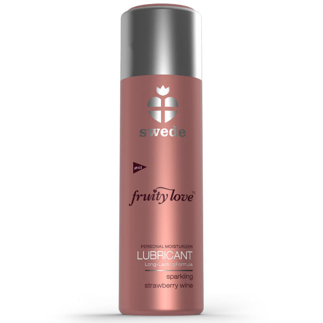 Swede - Fruity Love Lubrifiant Vin Mousseux Fraise 50 Ml