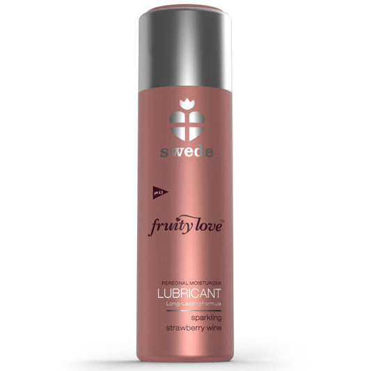 Swede - Fruity Love Lubrifiant Vin Mousseux Fraise 50 Ml