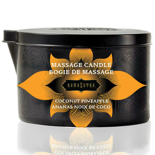 Kamasutra - Bougie De Massage Coco Et Ananas 170Gr - KAMASUTRA  COSMETICS | pharmacie, pour les massages, bougies de massage | Dimensions : 81