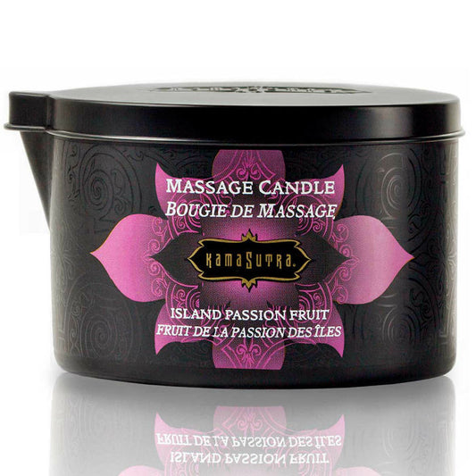 Kamasutra - Bougie De Massage Île De La Passion 170Gr - KAMASUTRA  COSMETICS | pharmacie, pour les massages, bougies de massage | Dimensions : 81