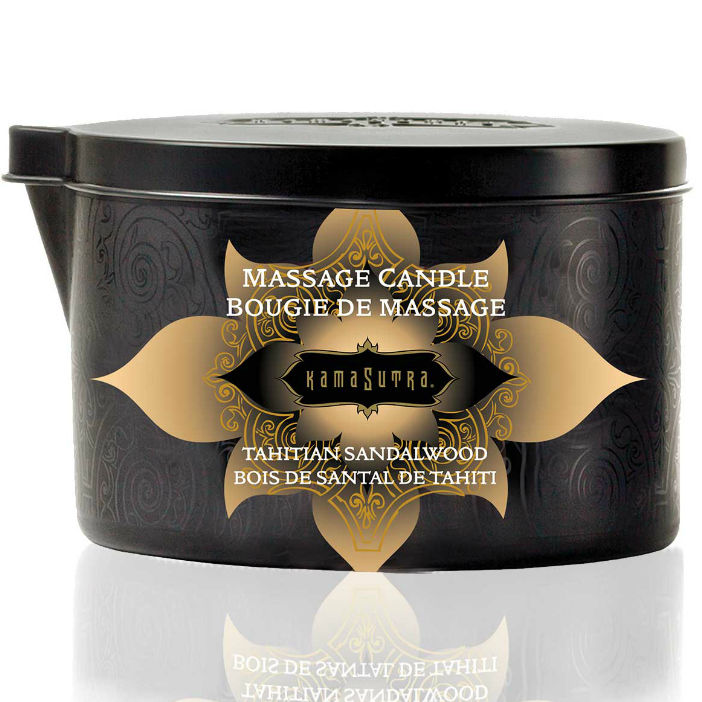 Kamasutra - Bougie De Massage Vanille Et Bois De Santal 170 Gr - KAMASUTRA  COSMETICS | pharmacie, pour les massages, bougies de massage | Dimensions : 81