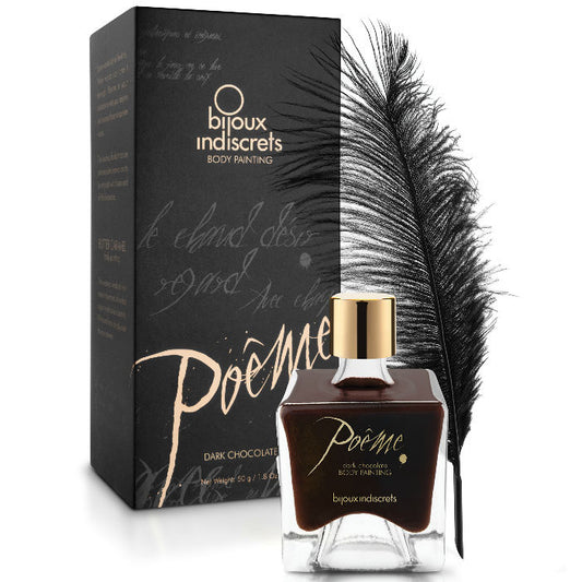 Bijoux - Poeme Peinture Comestible Chocolat Noir 50 Gr - BIJOUX POEME BODY PAINTING | pharmacie, peinture corporelle comestible | Dimensions : 276