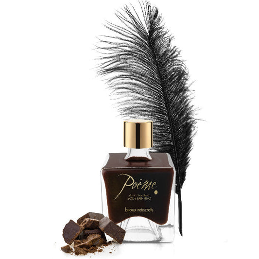 Bijoux - Poeme Peinture Comestible Chocolat Noir 50 Gr