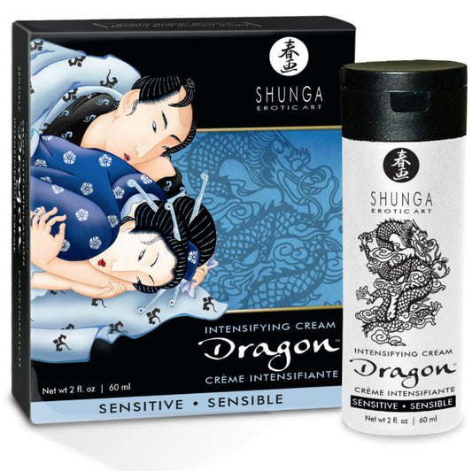 Shunga - Crème Dragon Sensible Pour Couples - SHUNGA APHRODISIACS | pharmacie, stimulants pour garçons, augmentation de l'érection | Dimensions : 110