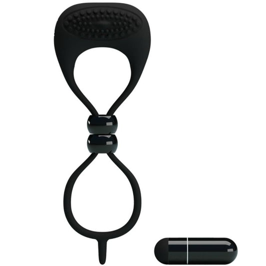 Pretty Love - Double Anneau Pour Pénis Et Testicules - PRETTY LOVE MALE | sextoys, jouets sexuels pour hommes, accessoires de pénis, anneaux de pénis, cockrings sans vibration | Dimensions : 77