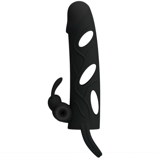 Pretty Love - Housse En Silicone Avec Vibration 14 Cm 1.0 - PRETTY LOVE MALE | sextoys, jouets sexuels pour hommes, accessoires de pénis, manchons péniens sans extension | Dimensions : 75