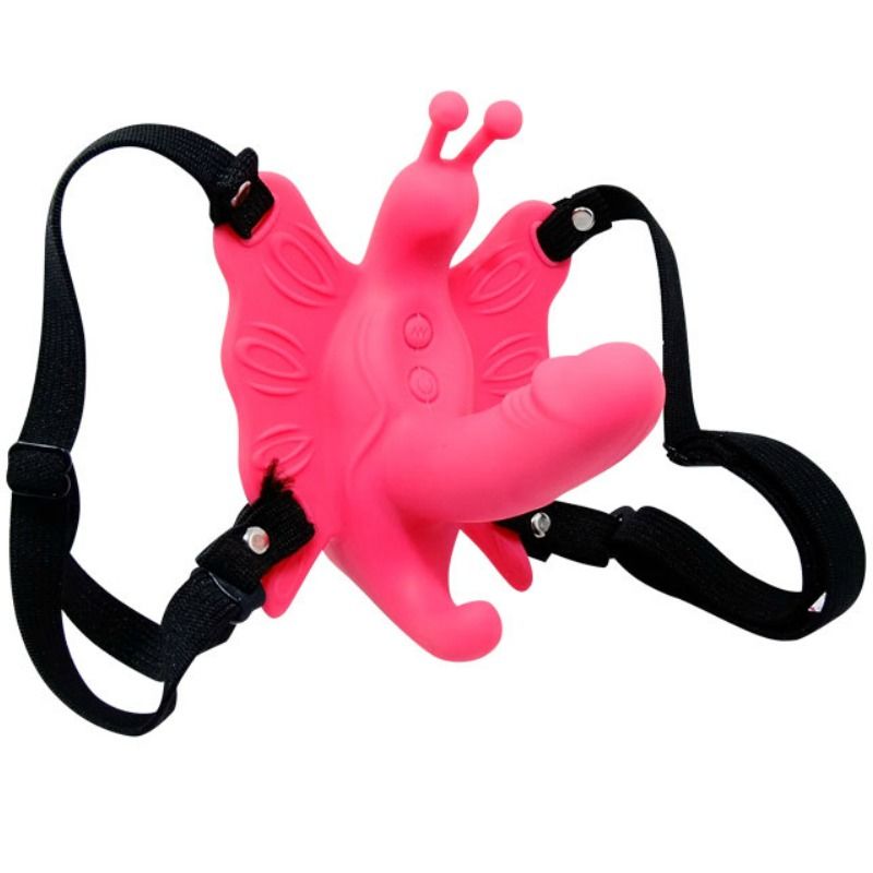 Baile - Harnais Papillon Vibrant Ultra Passionn? - BAILE STIMULATING | sextoys, harnais, harnais anti-vibration | Dimensions : 186