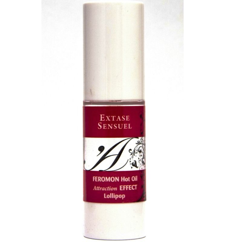 Huile de Massage Chauffante aux Phéromones Saveur Sucettes 30 ml