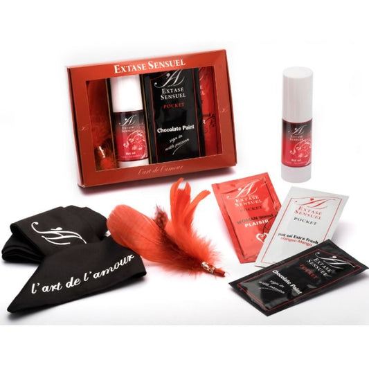 Extase Sensual - Coffre Voyage Sensuel - EXTASE SENSUAL | pharmacie, pour les massages, kits de massage | Dimensions : 185