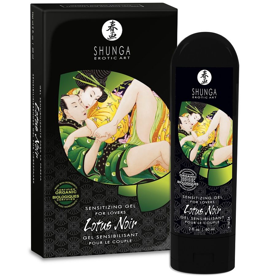 Shunga - Crème Sensibilisante Lotus Noir 60 Ml - SHUNGA APHRODISIACS | pharmacie, stimulants pour les femmes, intensificateur d'orgasme | Dimensions : 75