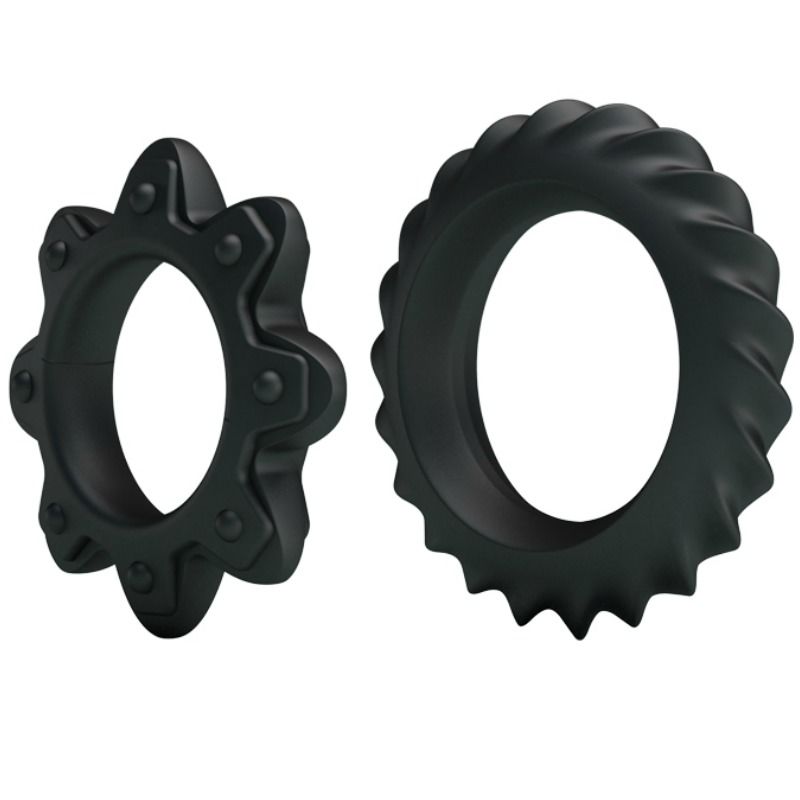 Baile - Kit 2 Anneaux Fleuri En Silicone