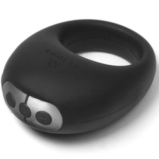 Je Joue - Mio Anneau Vibrateur Noir - JE JOUE | sextoys, jouets sexuels pour hommes, accessoires de pénis, anneaux de pénis, cockring avec vibration | Dimensions : 395